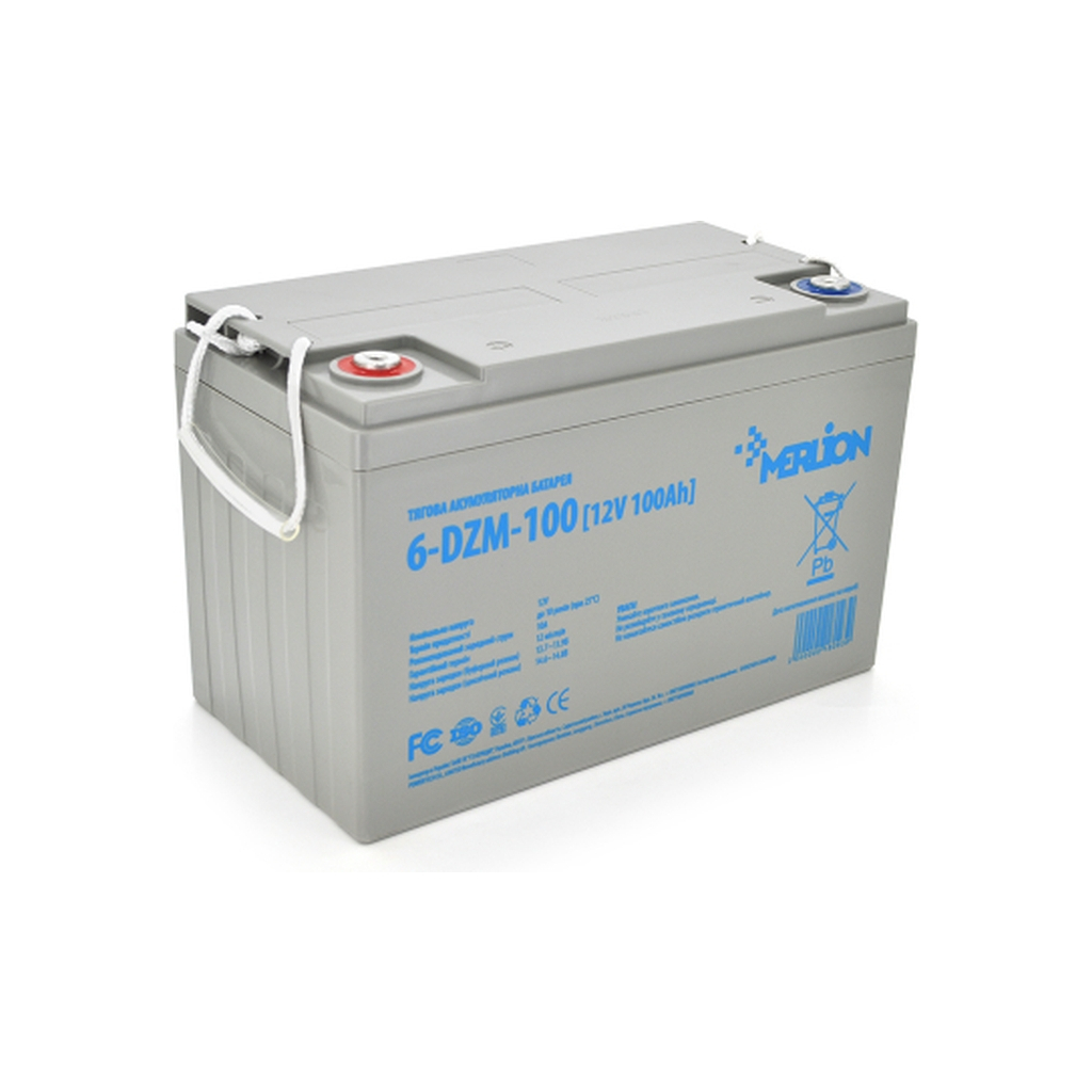 Батарея до ДБЖ Merlion 6-DZM-100, 12V 100Ah (6-DZM-100) - фото 1