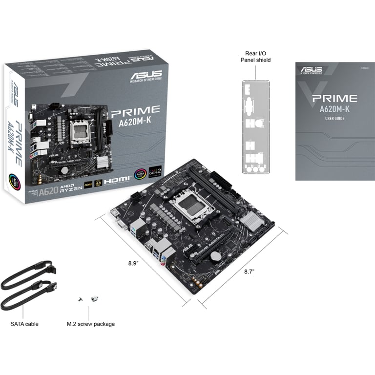 Материнська плата ASUS PRIME A620M-K - фото 8