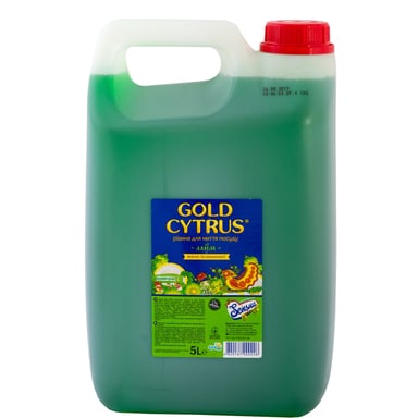 Засіб для ручного миття посуду Gold Cytrus Лайм 5 л (4820167000226) - фото 1