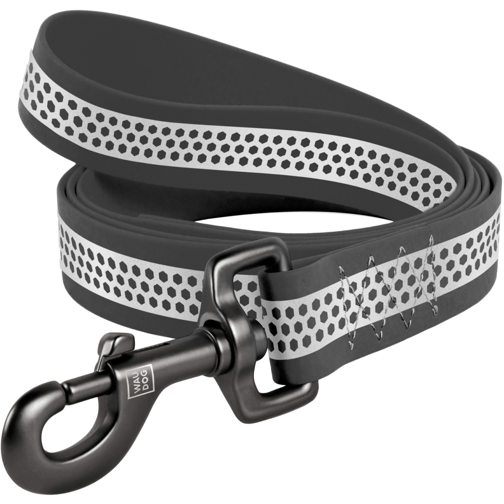 Повідець для собак WAUDOG Waterproof світловідбивний M Ш 20 мм Д 122 см сірий (260411) - фото 1 Повідець для собак WAUDOG Waterproof світловідбивний M Ш 20 мм Д 122 см сірий (260411) - фото 1
