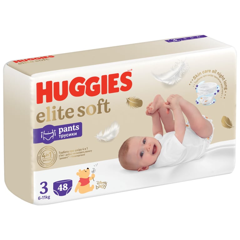 Підгузки Huggies Elite Soft 3 (6-11 кг) Mega 48 шт (5029053549293) - фото 2