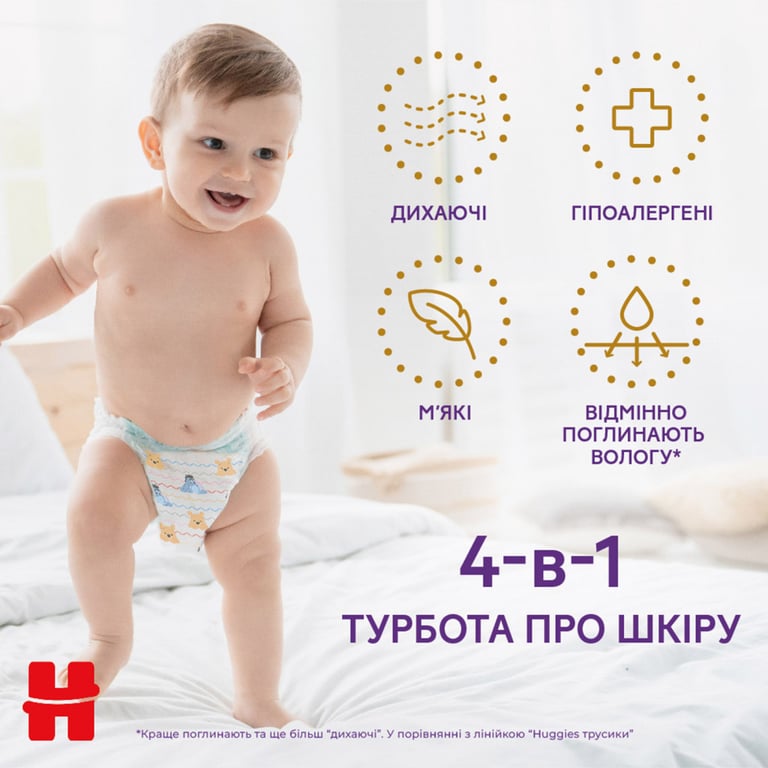 Підгузки Huggies Elite Soft 5 (12-17кг) Mega 34 шт (5029053549354) - фото 6