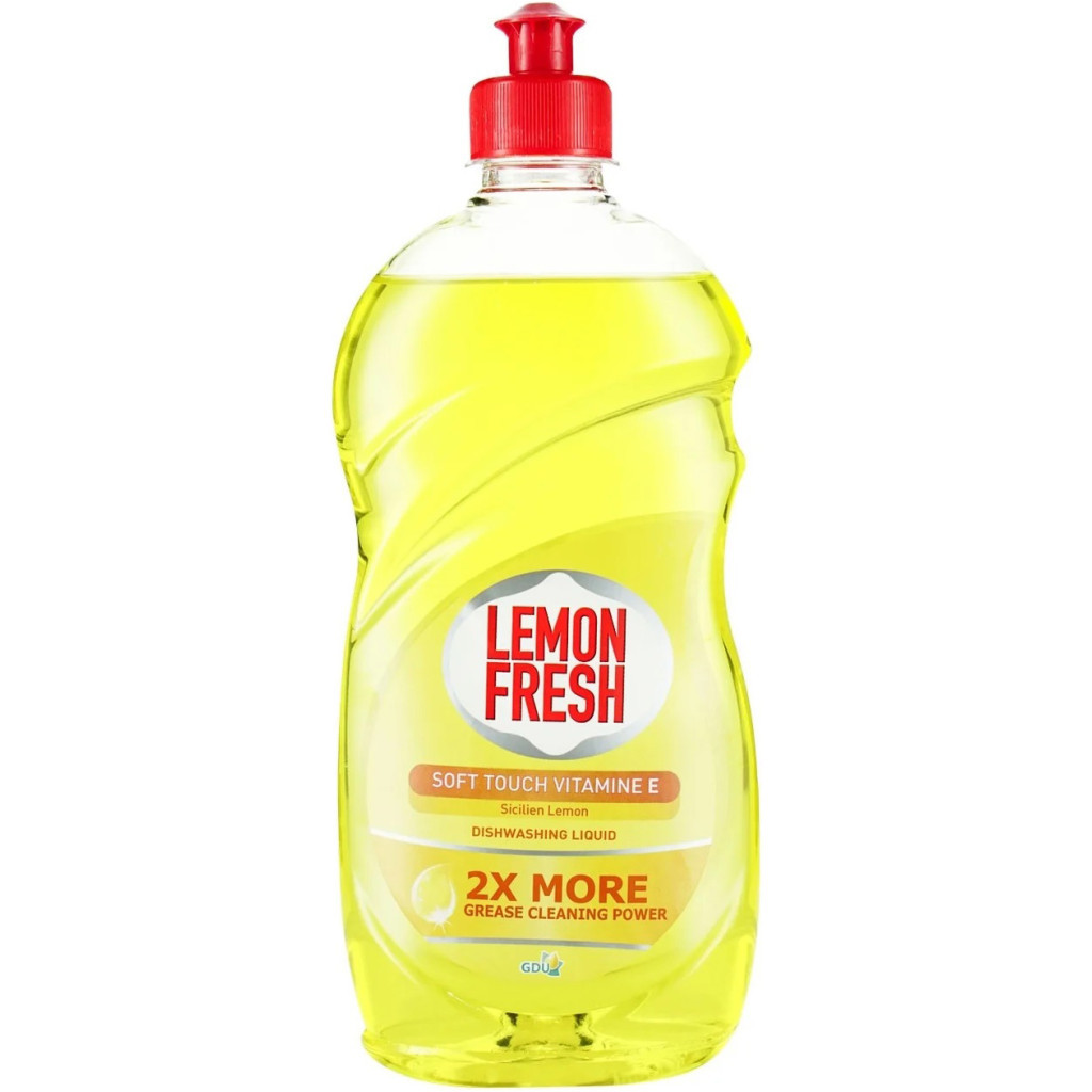 Засіб для ручного миття посуду Lemon Fresh Сицилійський лимон 1.5 л (4820167000844) - фото 1 Засіб для ручного миття посуду Lemon Fresh Сицилійський лимон 1.5 л (4820167000844) - фото 1