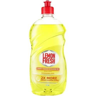Засіб для ручного миття посуду Lemon Fresh Сицилійський лимон 1.5 л (4820167000844) - фото 1