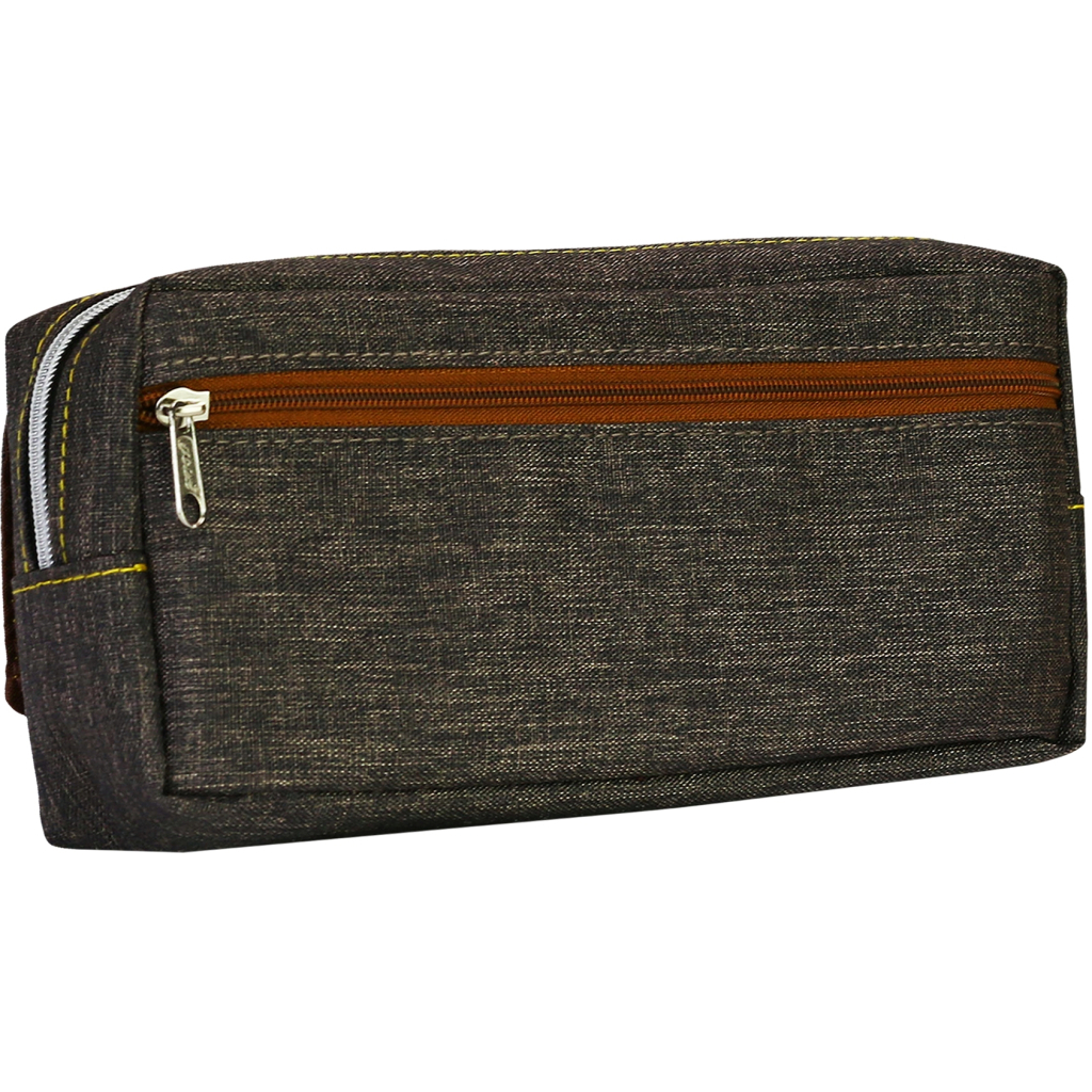 Пенал Cool For School 2 відділення Коричневий (J-2628-brown) - фото 2 Пенал Cool For School 2 відділення Коричневий (J-2628-brown) - фото 2