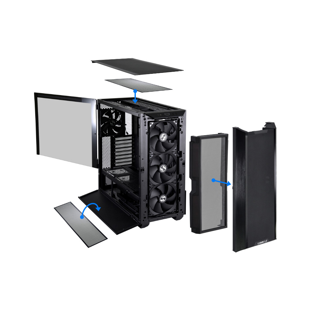 Пиловий фільтр для ПК Lian Li LANCOOL 3 DUST FILTER white (G89.LAN3-1W.00) - фото 6 Пиловий фільтр для ПК Lian Li LANCOOL 3 DUST FILTER white (G89.LAN3-1W.00) - фото 6