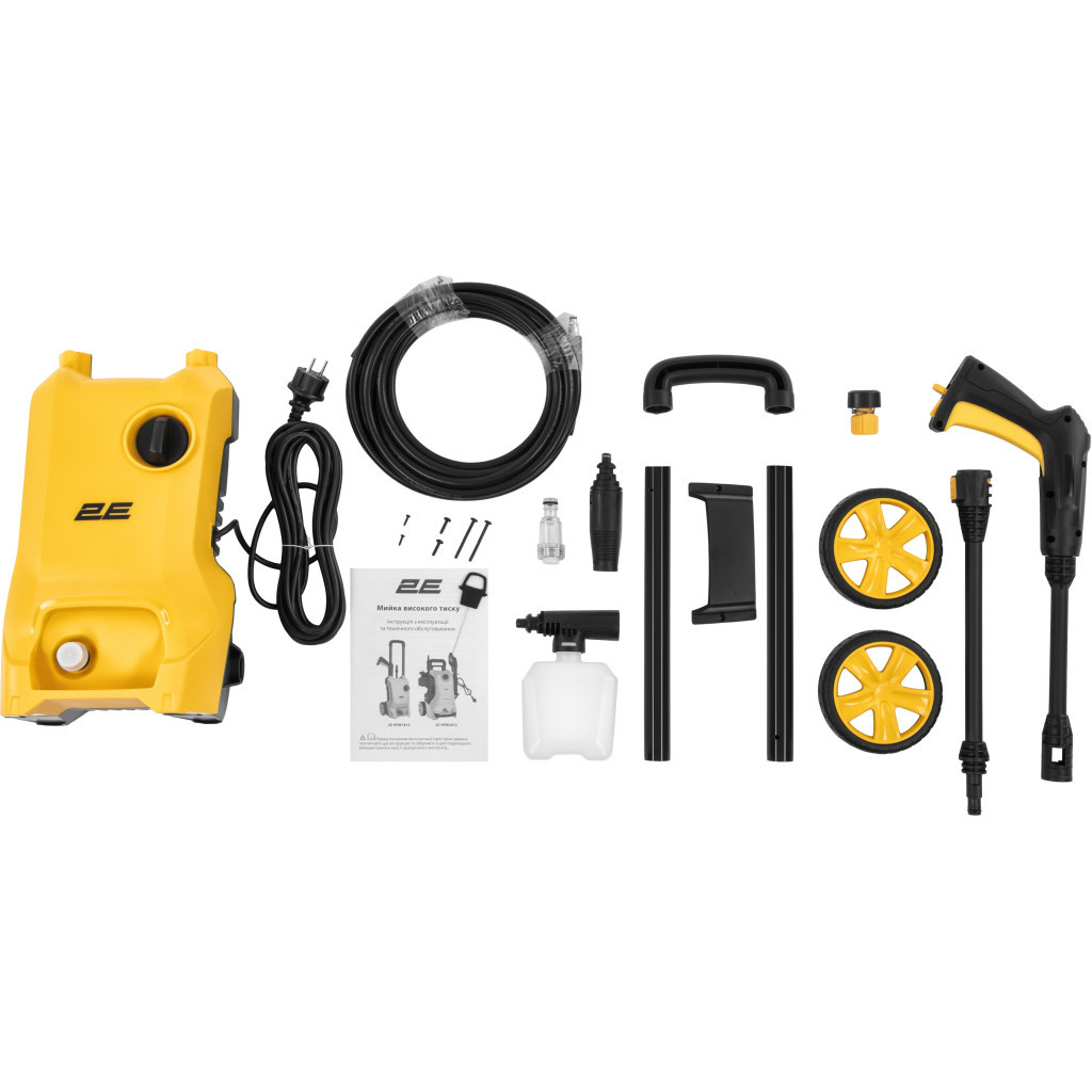 Мийка високого тиску 2E 2E-HPW1814, 1800 Вт, 140 бар, 480 л/г, 6м, 6.06 кг (2E-HPW1814) - фото 4 Мийка високого тиску 2E 2E-HPW1814, 1800 Вт, 140 бар, 480 л/г, 6м, 6.06 кг (2E-HPW1814) - фото 4