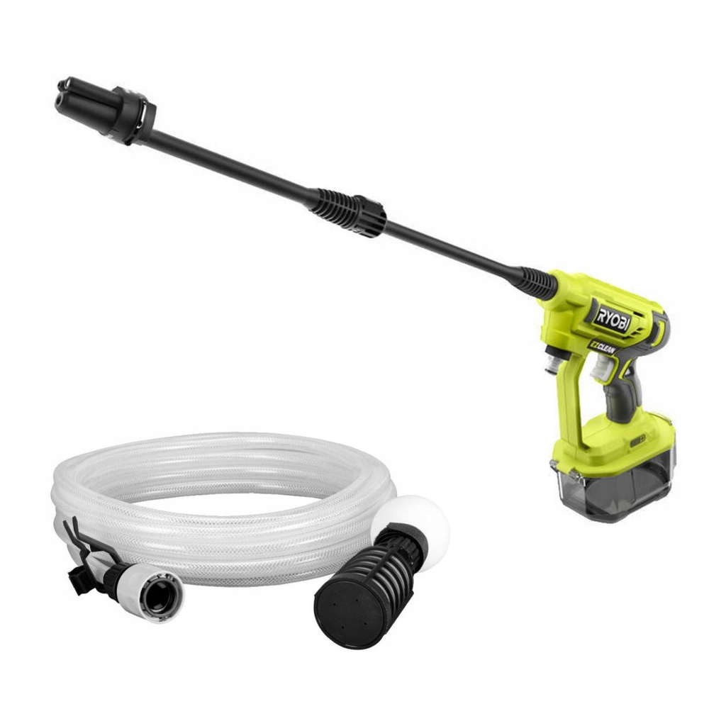 Мийка високого тиску Ryobi низького тиску RY18PW22A-0, 18В ONE+, 22бар, 182 л/год. (без АКБ та ЗП) (5133004570) - фото 2 Мийка високого тиску Ryobi низького тиску RY18PW22A-0, 18В ONE+, 22бар, 182 л/год. (без АКБ та ЗП) (5133004570) - фото 2