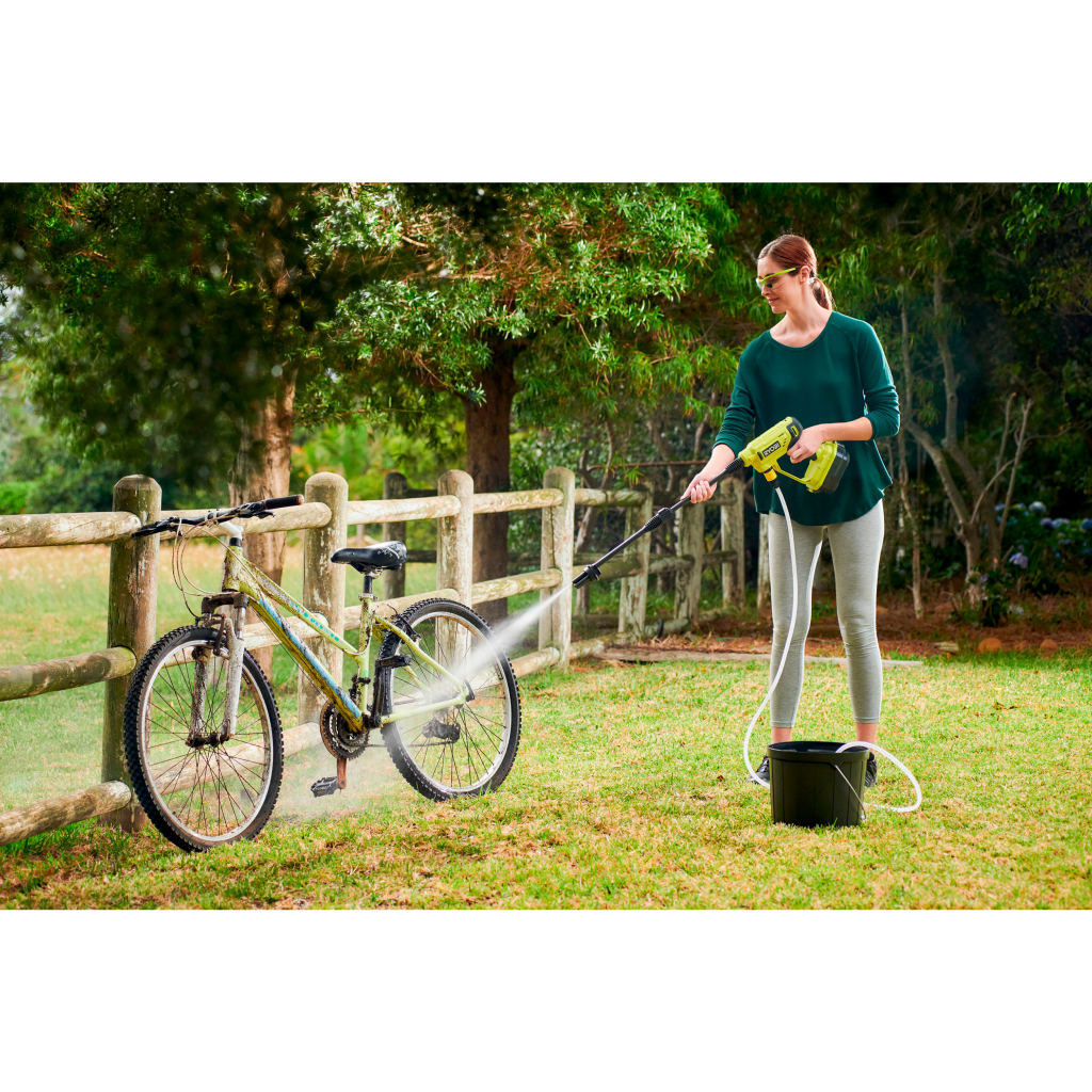 Мийка високого тиску Ryobi низького тиску RY18PW22A-0, 18В ONE+, 22бар, 182 л/год. (без АКБ та ЗП) (5133004570) - фото 7 Мийка високого тиску Ryobi низького тиску RY18PW22A-0, 18В ONE+, 22бар, 182 л/год. (без АКБ та ЗП) (5133004570) - фото 7