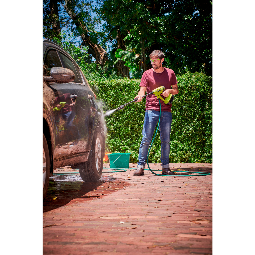 Мийка високого тиску Ryobi низького тиску RY18PW22A-0, 18В ONE+, 22бар, 182 л/год. (без АКБ та ЗП) (5133004570) - фото 9 Мийка високого тиску Ryobi низького тиску RY18PW22A-0, 18В ONE+, 22бар, 182 л/год. (без АКБ та ЗП) (5133004570) - фото 9