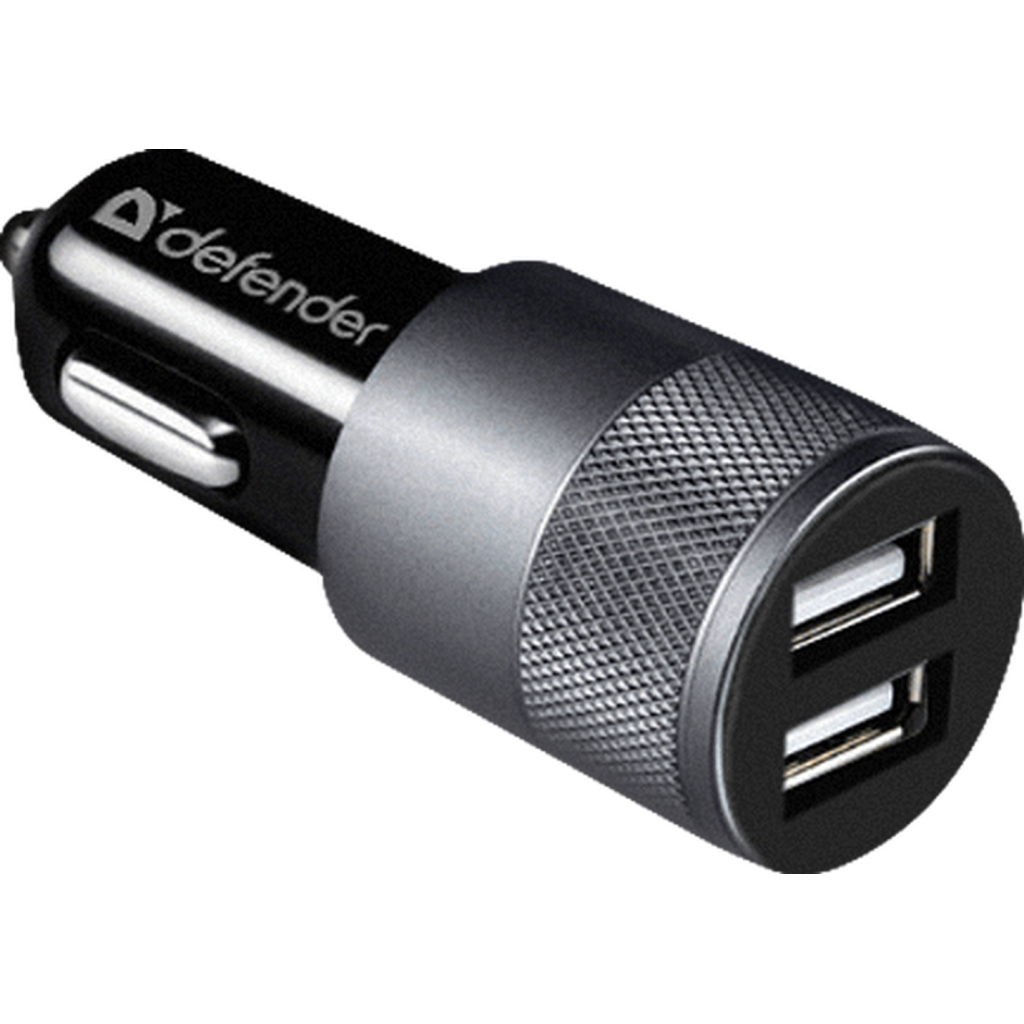Зарядний пристрій Defender 2xUSB 12W (2xUSB-A) 2.1A UCA-21 (83821) Зарядний пристрій Defender 2xUSB 12W (2xUSB-A) 2.1A UCA-21 (83821)