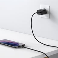 Зарядний пристрій Baseus 1xUSB 25W (USB-C) + Cable Type-C black (TZCCSUP-L01) - фото 10