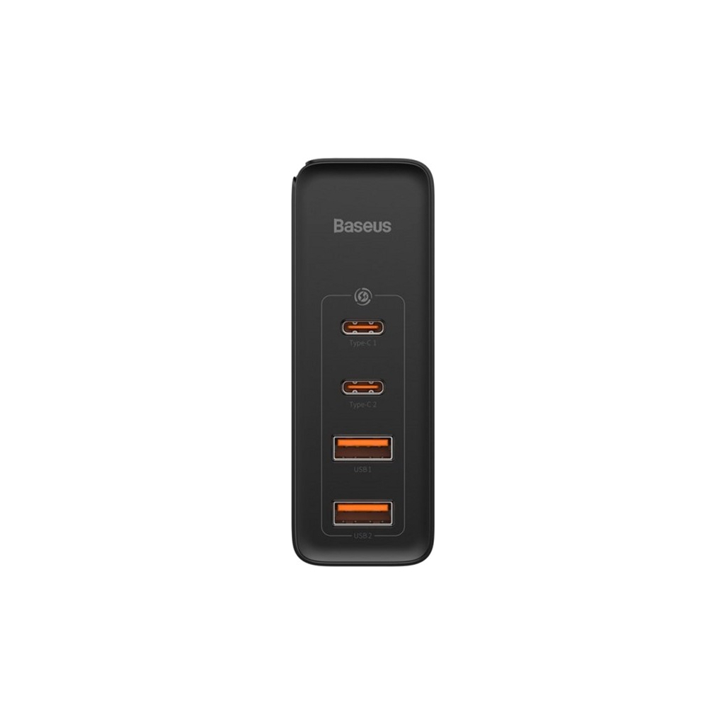Зарядний пристрій Baseus 2xUSB 100W GaN (2xUSB-C+2xUSB-A) black (CCGAN2P-L01) - фото 3 Зарядний пристрій Baseus 2xUSB 100W GaN (2xUSB-C+2xUSB-A) black (CCGAN2P-L01) - фото 3