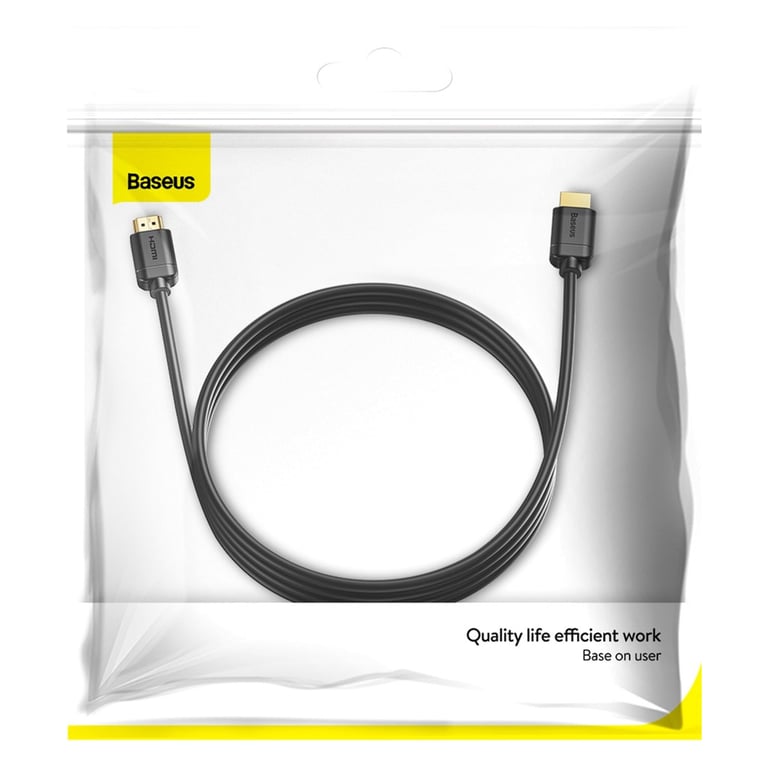 Кабель мультимедійний HDMI M to HDMI M 1.0m V2.0 Baseus (CAKGQ-A01) - фото 5