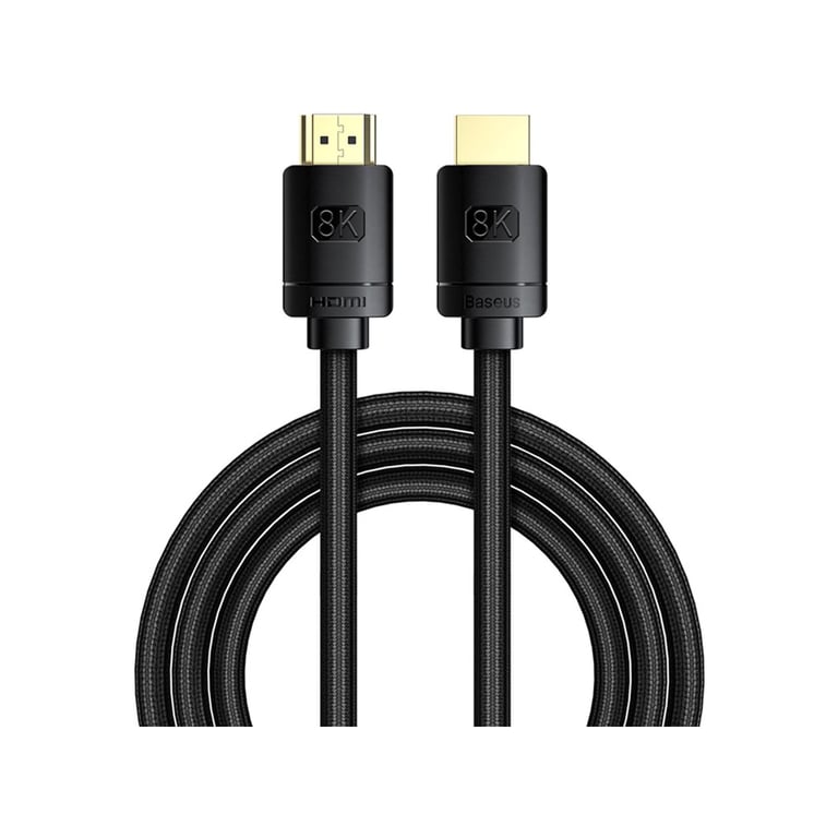 Кабель мультимедійний HDMI to HDMI 1.0m V2.1 Baseus (CAKGQ-J01) - фото 1