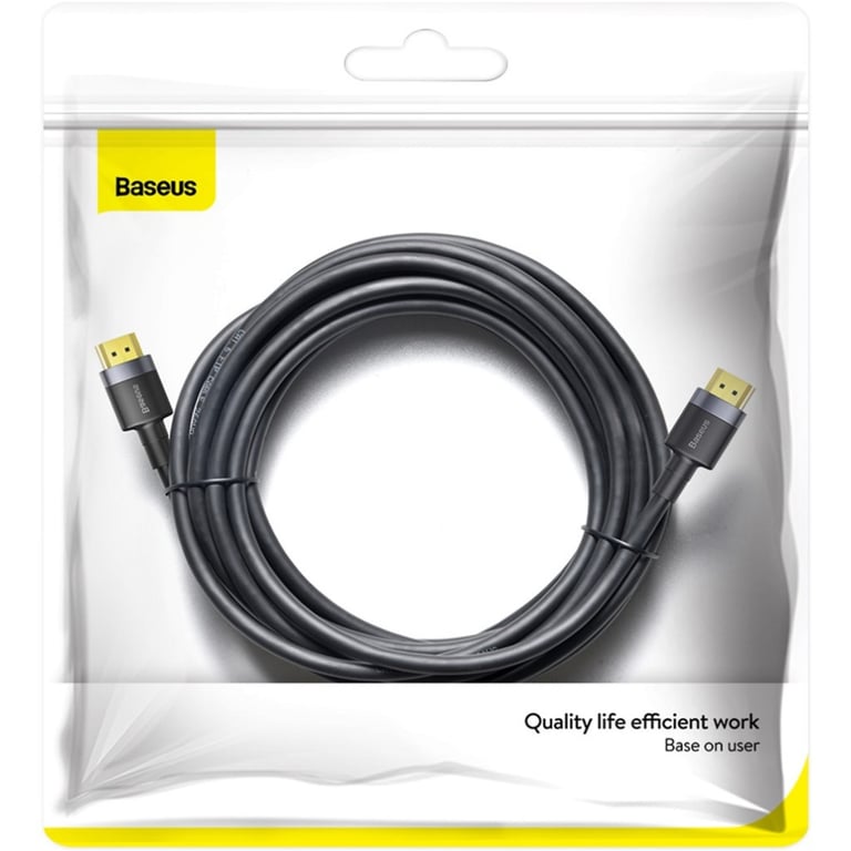 Кабель мультимедійний HDMI M to HDMI M 5.0m V2.0 Baseus (CADKLF-H01) - фото 9