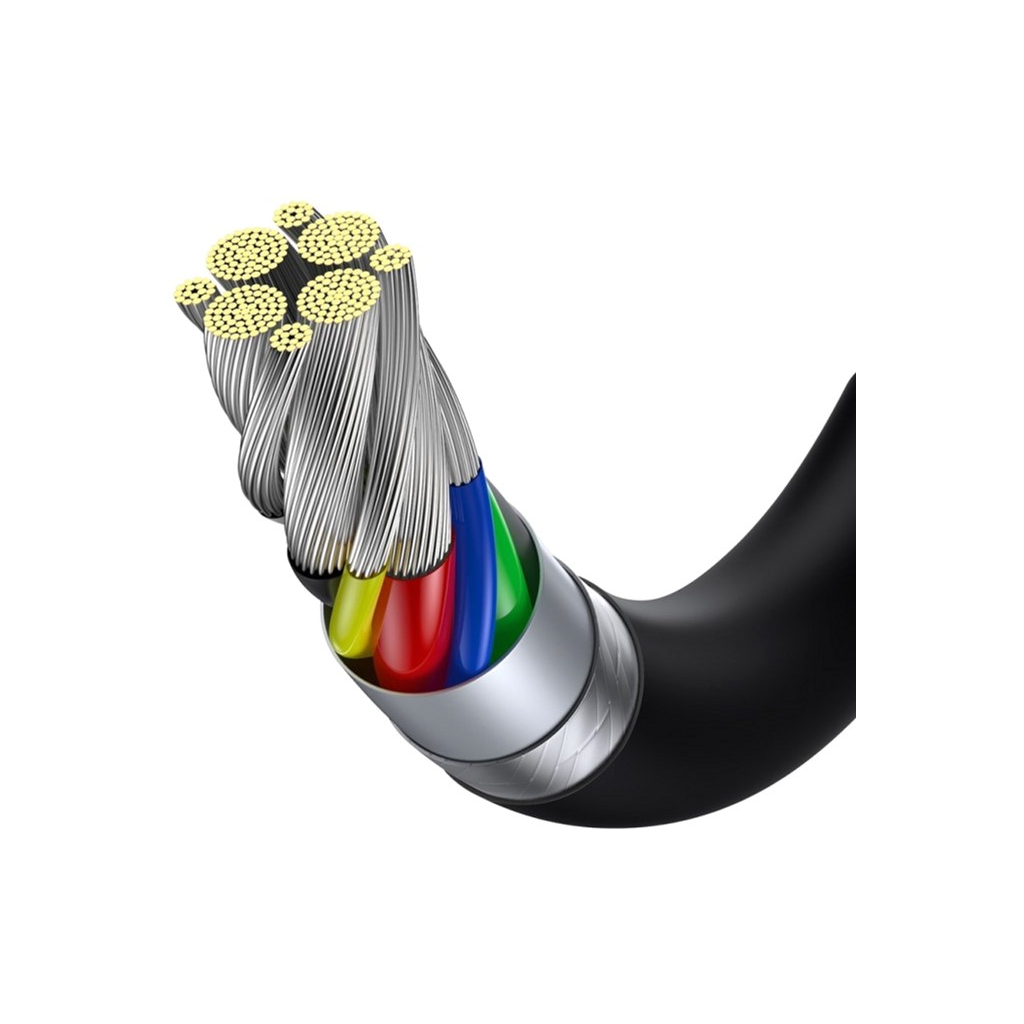 Дата кабель USB-C to USB-C 1.0m 5A Black Baseus (CATYS-B01) - фото 3 Дата кабель USB-C to USB-C 1.0m 5A Black Baseus (CATYS-B01) - фото 3