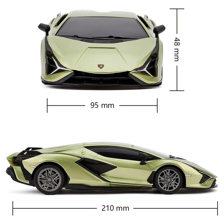 Радіокерована іграшка KS Drive Lamborghini Sian 1:24, 2.4Ghz зелений (124GLSG) - фото 6