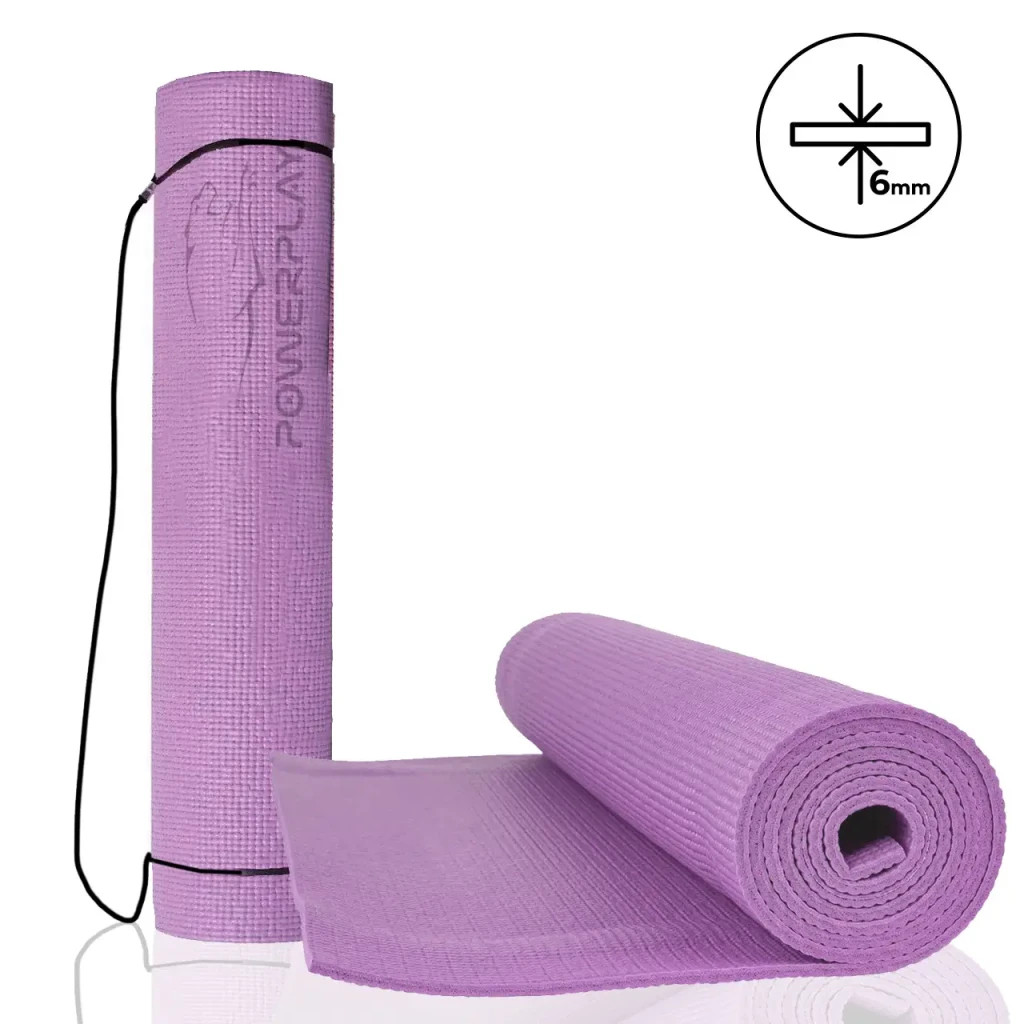 Килимок для йоги PowerPlay 4010 PVC Yoga Mat 173 x 61 x 0.6 см Лавандовий (PP_4010_Lavender_(173*0,6)) - фото 1 Килимок для йоги PowerPlay 4010 PVC Yoga Mat 173 x 61 x 0.6 см Лавандовий (PP_4010_Lavender_(173*0,6)) - фото 1