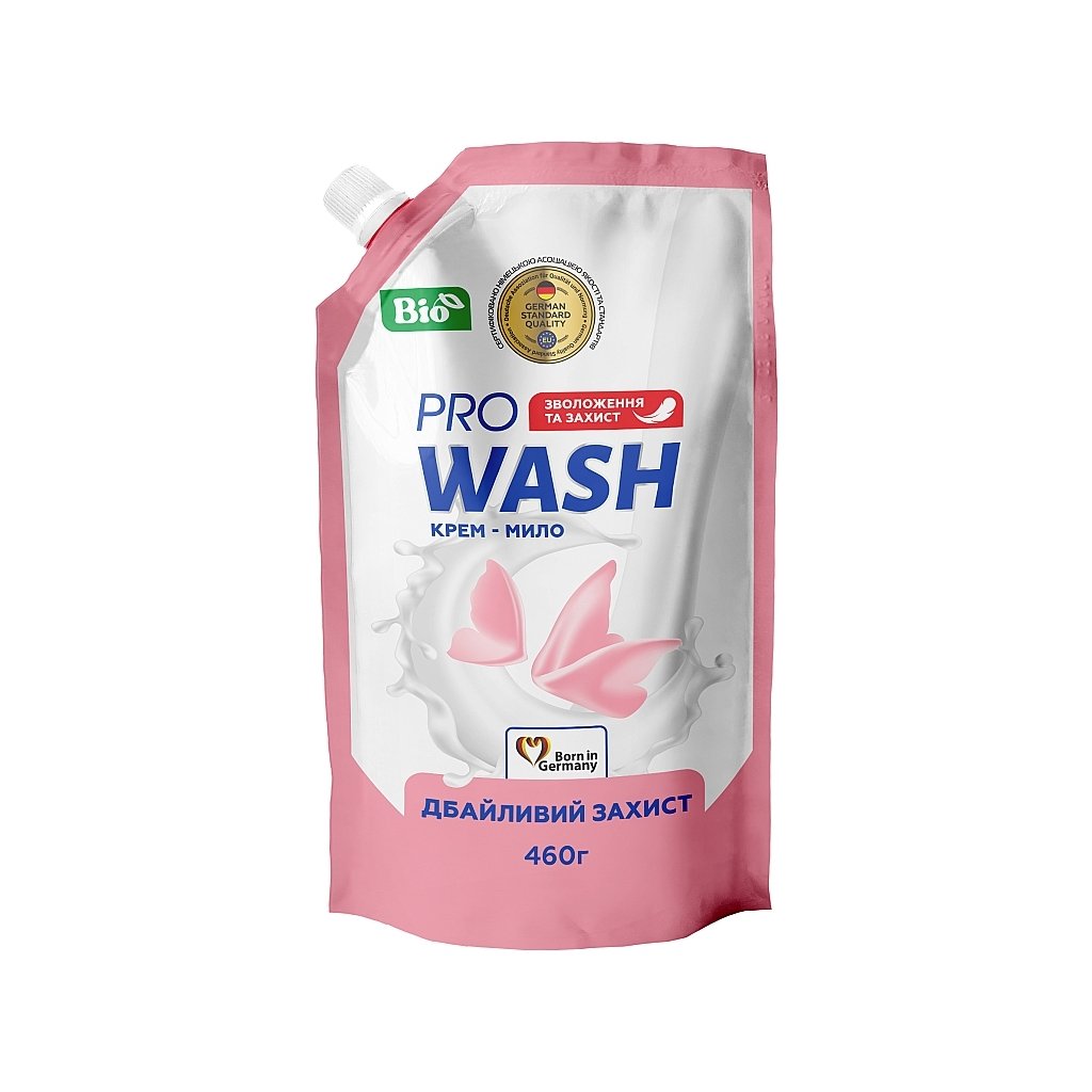 Рідке мило Pro Wash Дбайливий захист дой-пак 460 г (4262396140241) Рідке мило Pro Wash Дбайливий захист дой-пак 460 г (4262396140241)