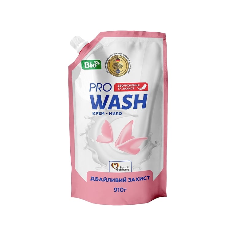 Рідке мило Pro Wash Дбайливий захист дой-пак 910 г (4262396140166)