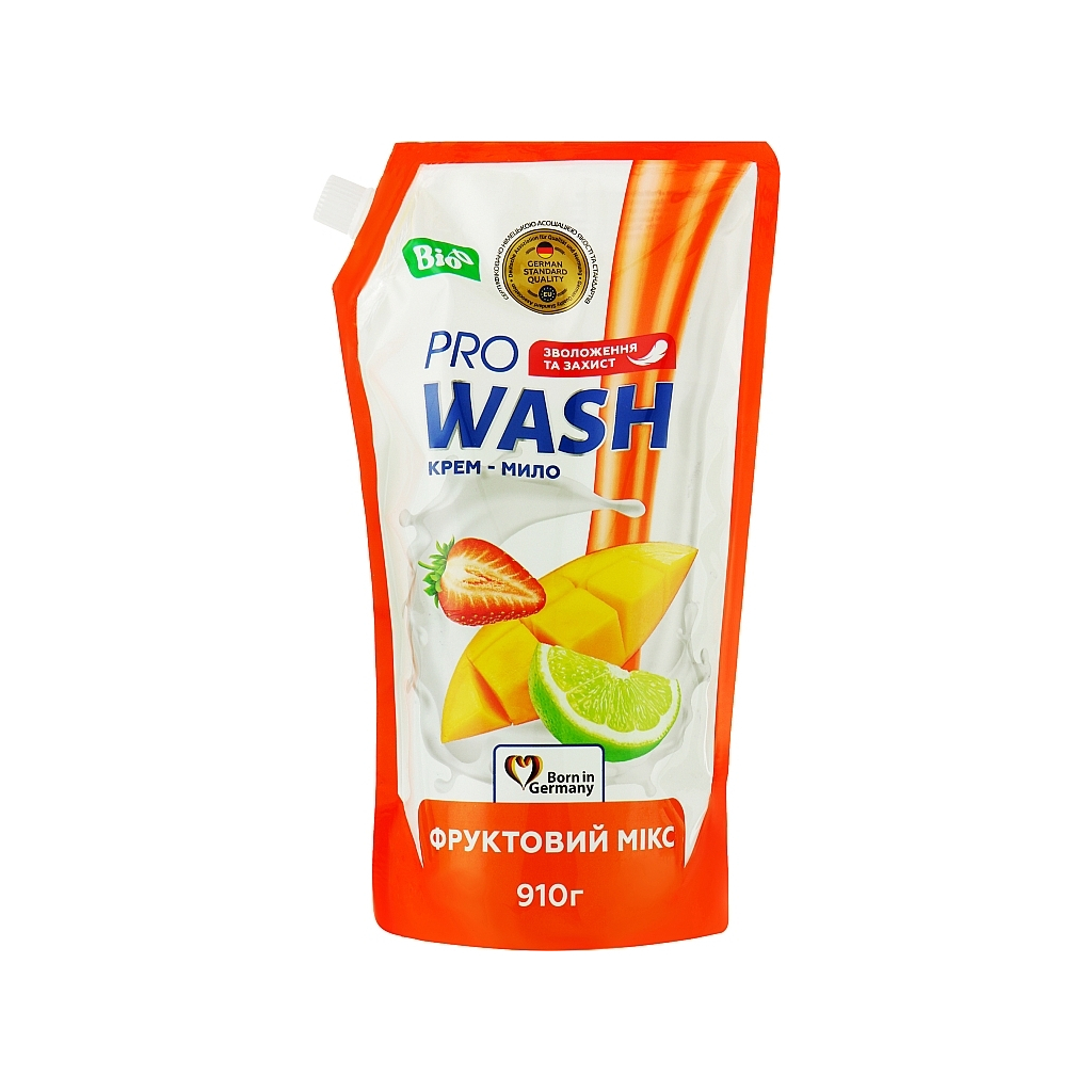 Рідке мило Pro Wash Фруктовий мікс дой-пак 910 г (4262396140173) Рідке мило Pro Wash Фруктовий мікс дой-пак 910 г (4262396140173)