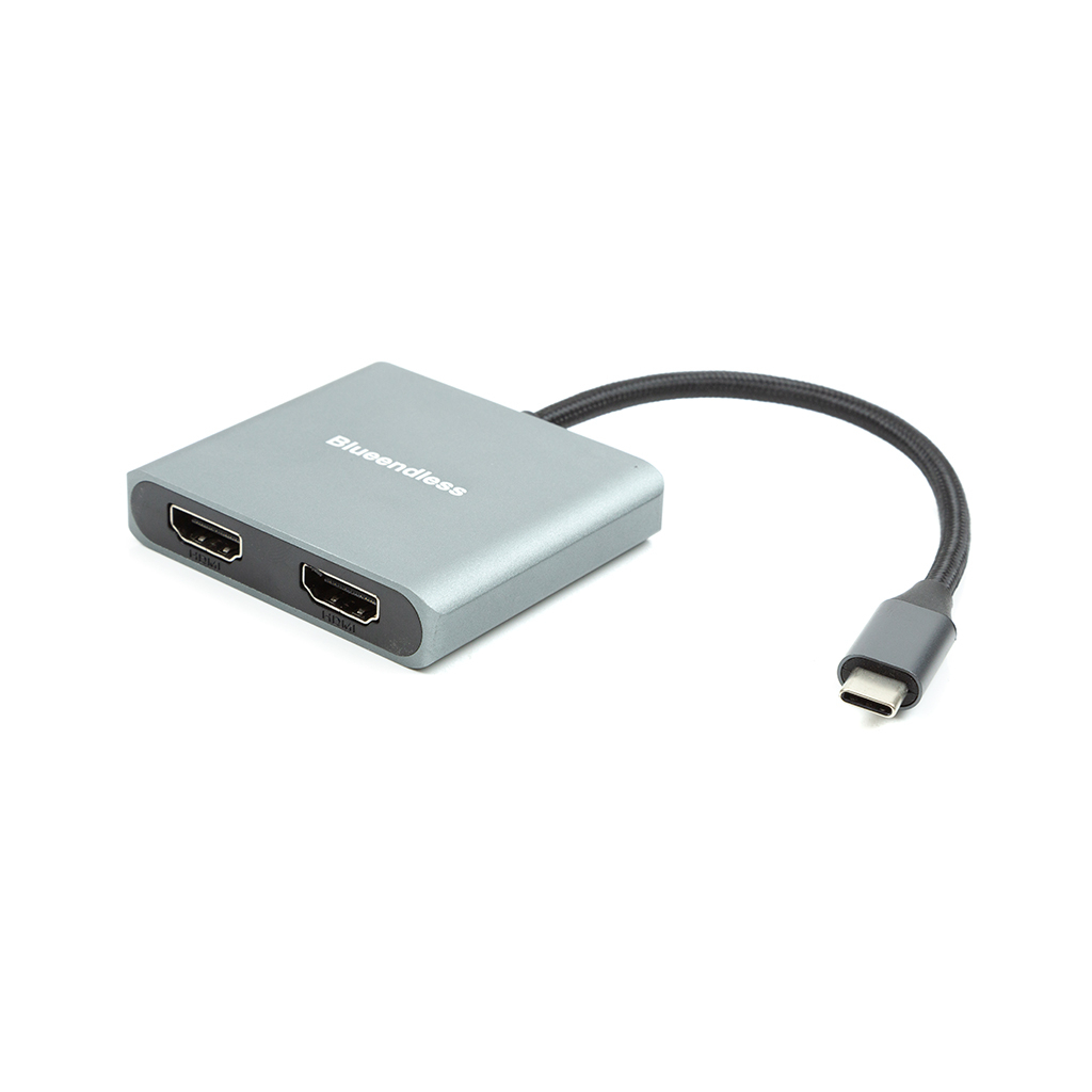 Адаптер USB Type-C to 2x HDMI, 4K, 60Hz PowerPlant (CA913831) Адаптер USB Type-C to 2x HDMI, 4K, 60Hz PowerPlant (CA913831)
