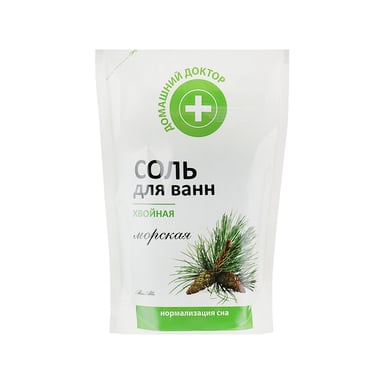 Сіль для ванн Домашній Доктор Хвойна 500 г (4823015923395) - фото 1