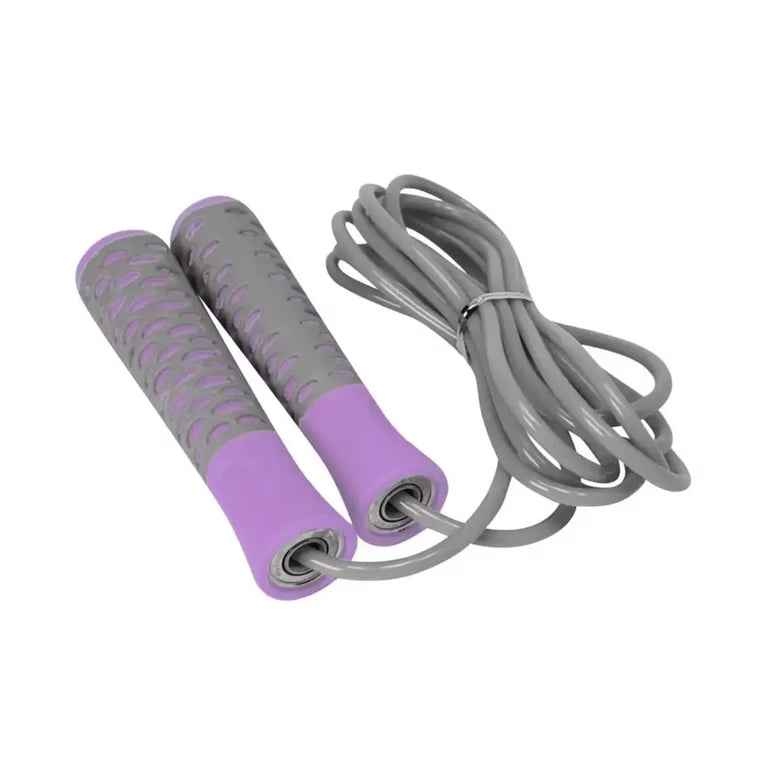 Скакалка PowerPlay 4206 Cіро-фіолетова (PP_4206_Grey/Violet) - фото 3