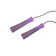 Скакалка PowerPlay 4206 Cіро-фіолетова (PP_4206_Grey/Violet) - фото 4