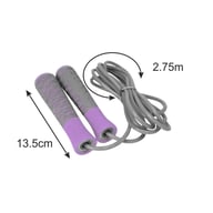 Скакалка PowerPlay 4206 Cіро-фіолетова (PP_4206_Grey/Violet) - фото 5