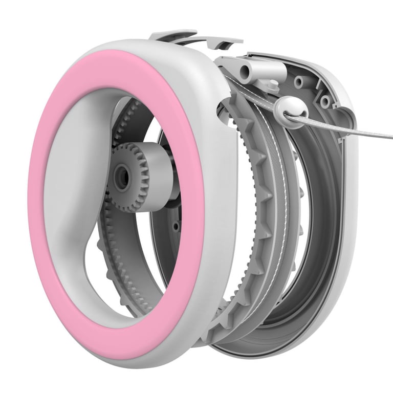 Повідець для собак WAUDOG R-leash світловідбиваюча стрічка XS-M до 40 кг 2.9 м рожевий (81277) - фото 11