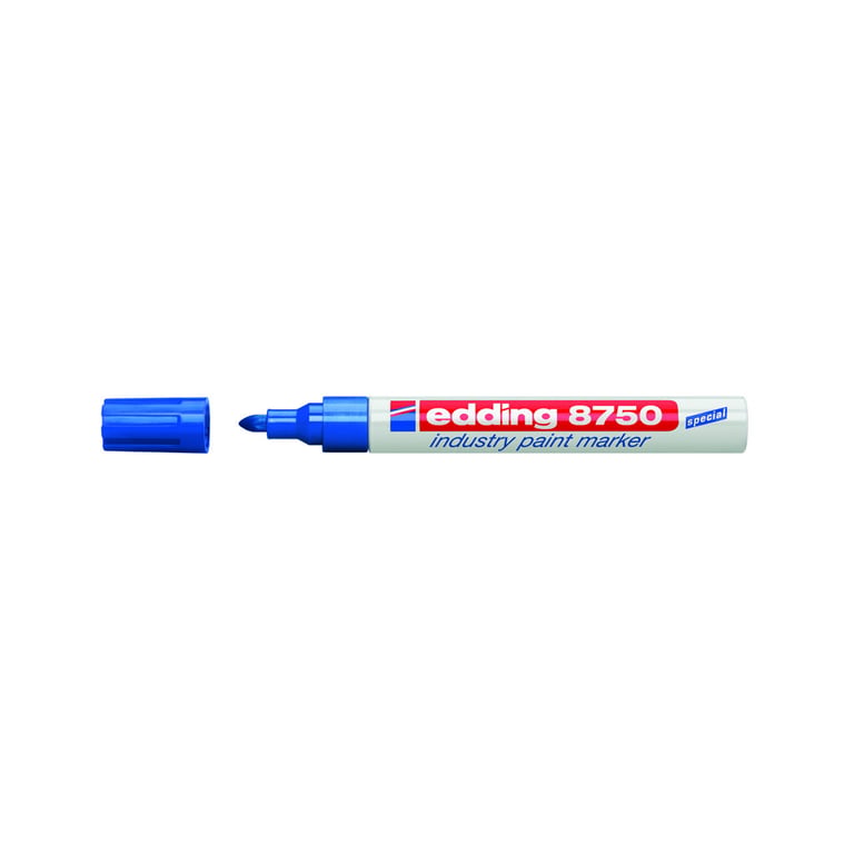 Маркер Edding Спеціальний промисловий лак-маркер Industry Paint 8750 2-4 мм Синій (e-8750/03) - фото 1