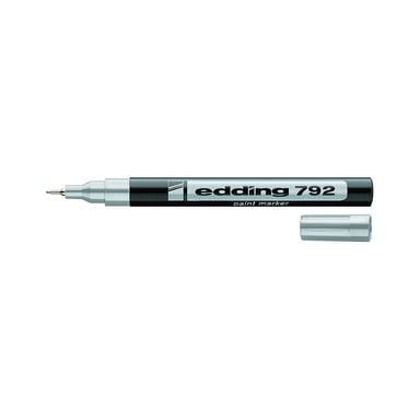 Маркер Edding для декоративних робіт Paint E-792 0.8 мм Срібний (e-792/13) - фото 1