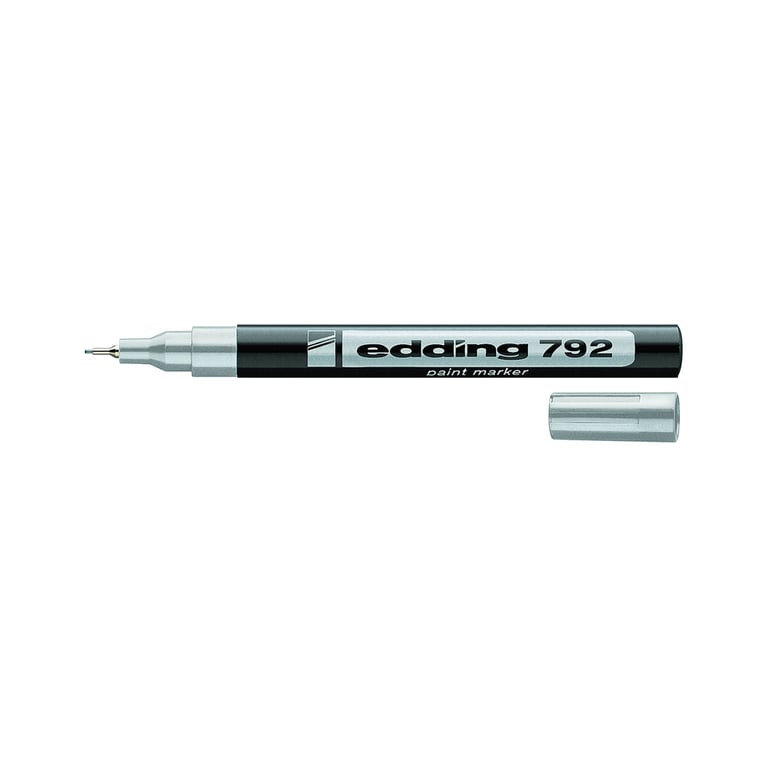 Маркер Edding для декоративних робіт Paint E-792 0.8 мм Срібний (e-792/13) - фото 1