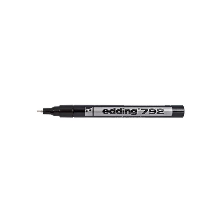 Маркер Edding для декоративних робіт Paint E-792 0.8 мм Чорний (e-792/01) - фото 1