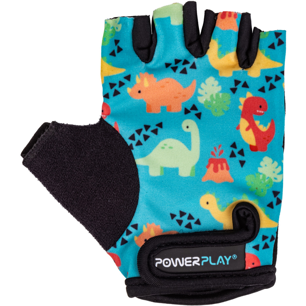 Велорукавиці PowerPlay 003 Діно S (PP_003_S_Dino) - фото 2 Велорукавиці PowerPlay 003 Діно S (PP_003_S_Dino) - фото 2