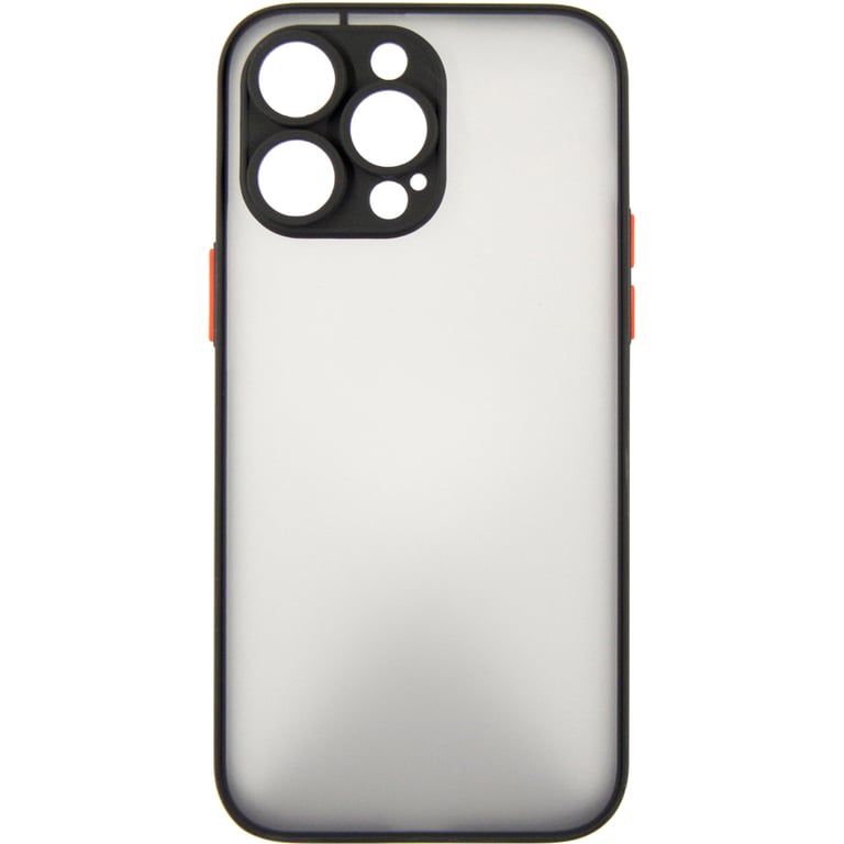 Чохол до мобільного телефона Dengos Matte iPhone 14 Pro Max (black) (DG-TPU-MATT-126) - фото 1