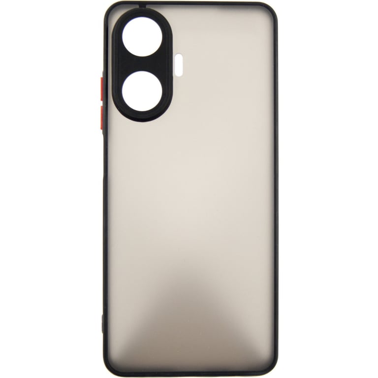 Чохол до мобільного телефона Dengos Matte Realme C55 (black) (DG-TPU-MATT-123) - фото 1