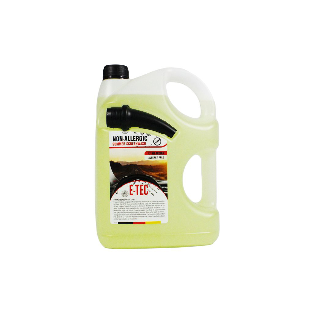 Омивач автомобільний E-TEC Антимошка C 4л (20-034-4-IS) - фото 1 Омивач автомобільний E-TEC Антимошка C 4л (20-034-4-IS) - фото 1