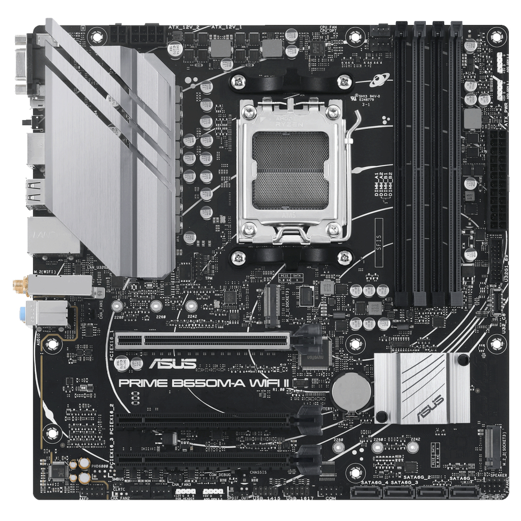 Материнська плата ASUS PRIME B650M-A WIFI II - фото 1 Материнська плата ASUS PRIME B650M-A WIFI II - фото 1