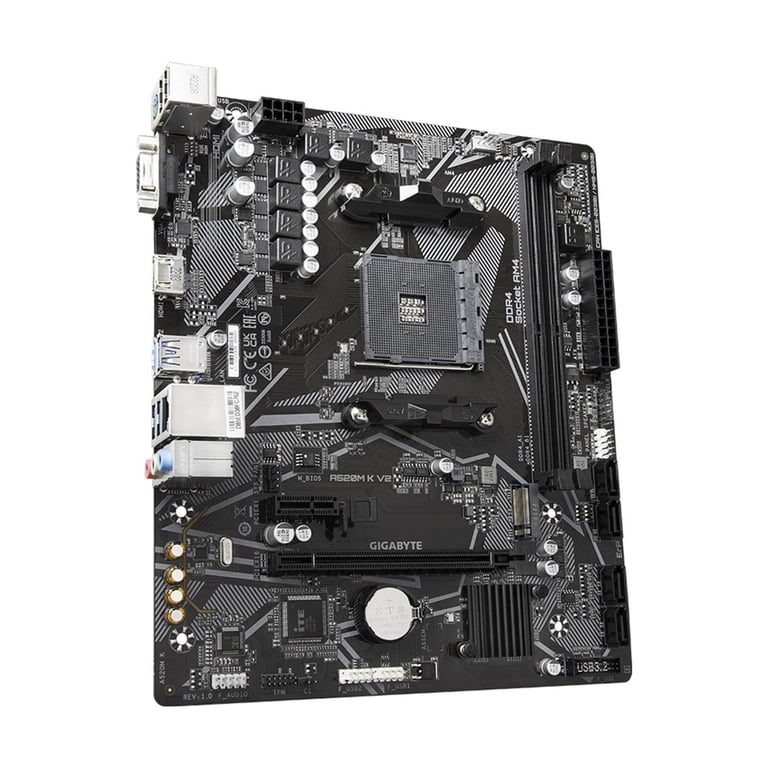 Материнська плата GIGABYTE A520M K V2 - фото 2