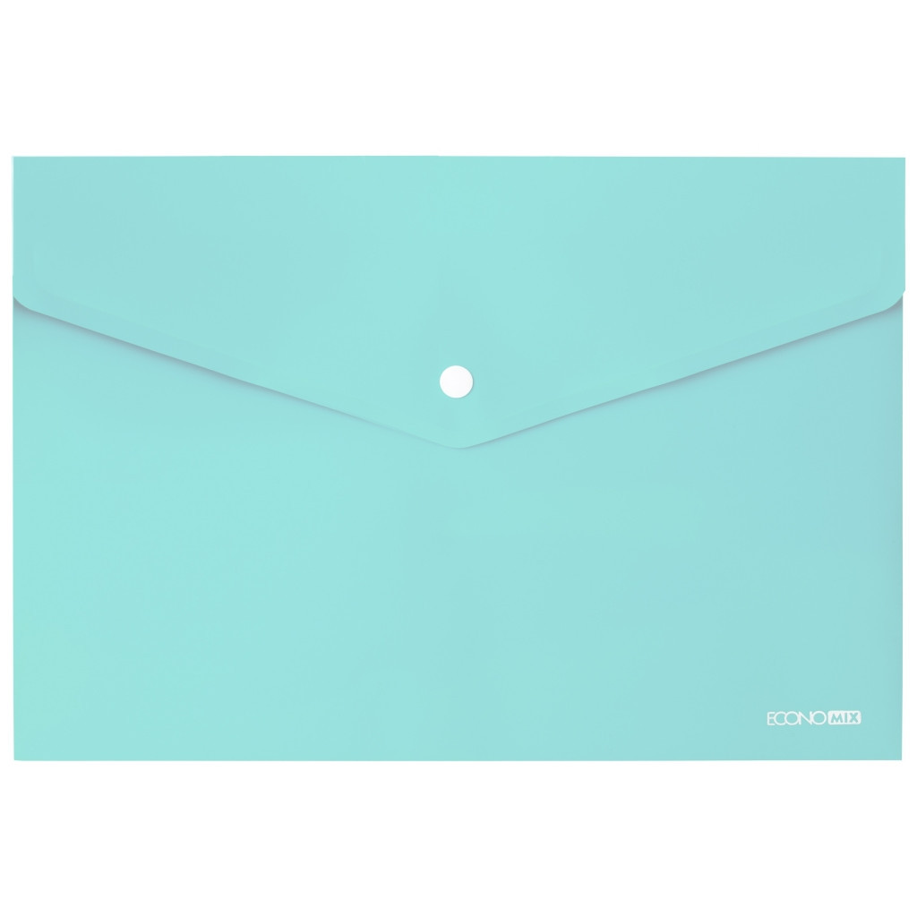 Папка - конверт Economix А4 180 мкм, непрозора мятна (E31301-84)