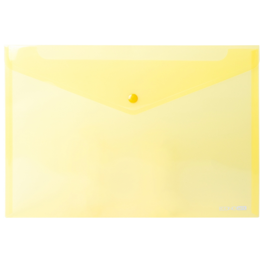 Папка - конверт Economix А4 180 мкм фактура "глянець", жовта (E31301-05) - фото 1