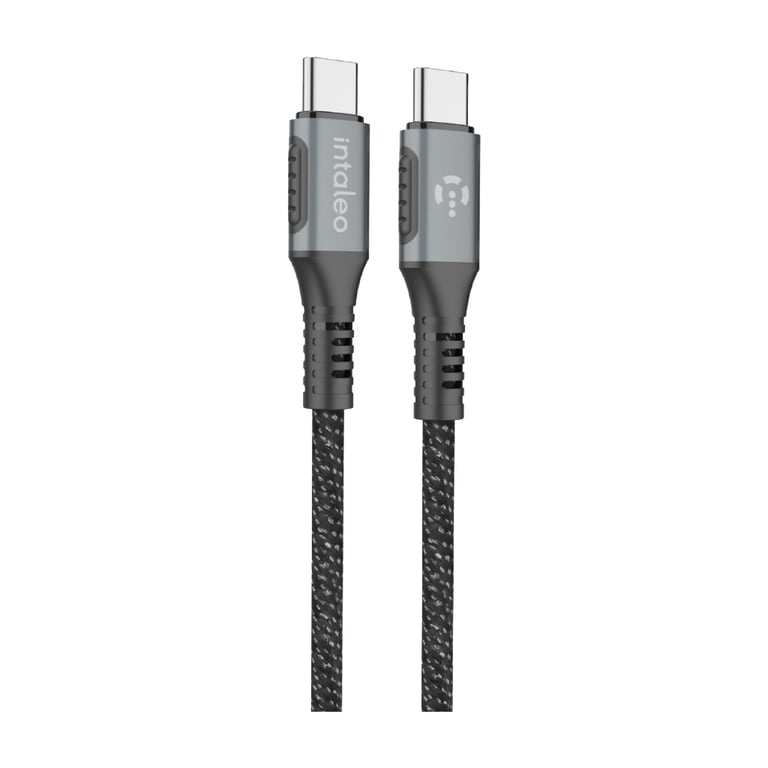 Дата кабель USB-C to USB-C 2.0m CBGPD100WTT2 100W Intaleo (1283126559570) - фото 1