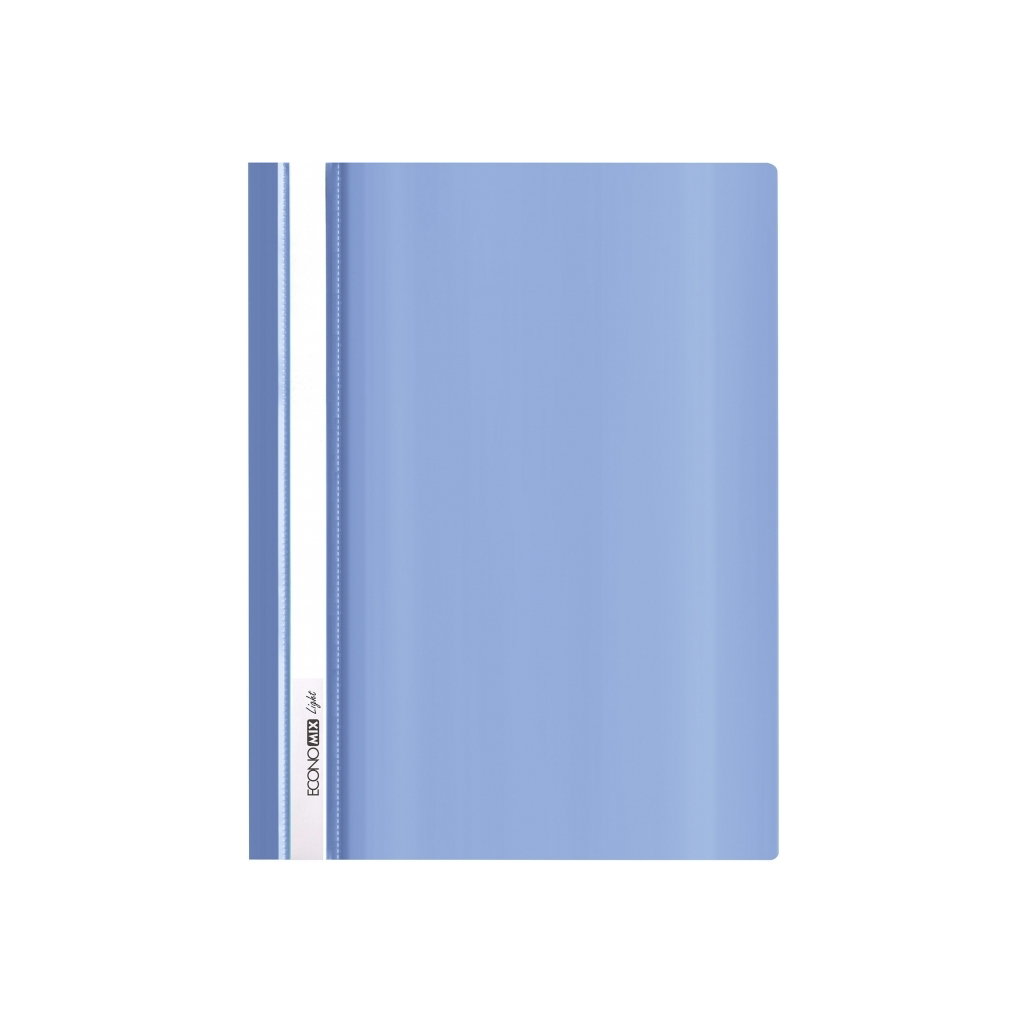 Папка-швидкозшивач Economix А4 Light без перфорації, синя (E38503-02) Папка-швидкозшивач Economix А4 Light без перфорації, синя (E38503-02)