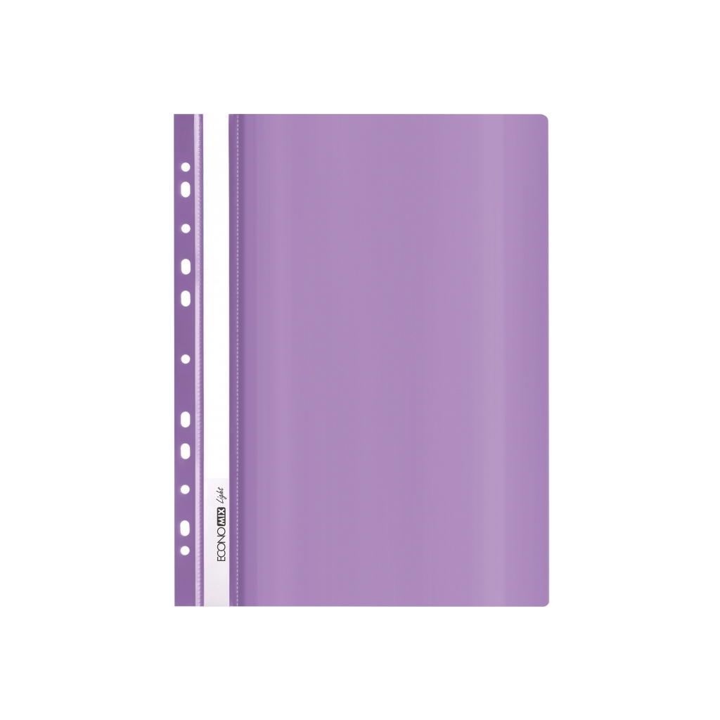 Папка-швидкозшивач Economix А4 Light з перфорації, фіолетова (E38504-12) - фото 1 Папка-швидкозшивач Economix А4 Light з перфорації, фіолетова (E38504-12) - фото 1