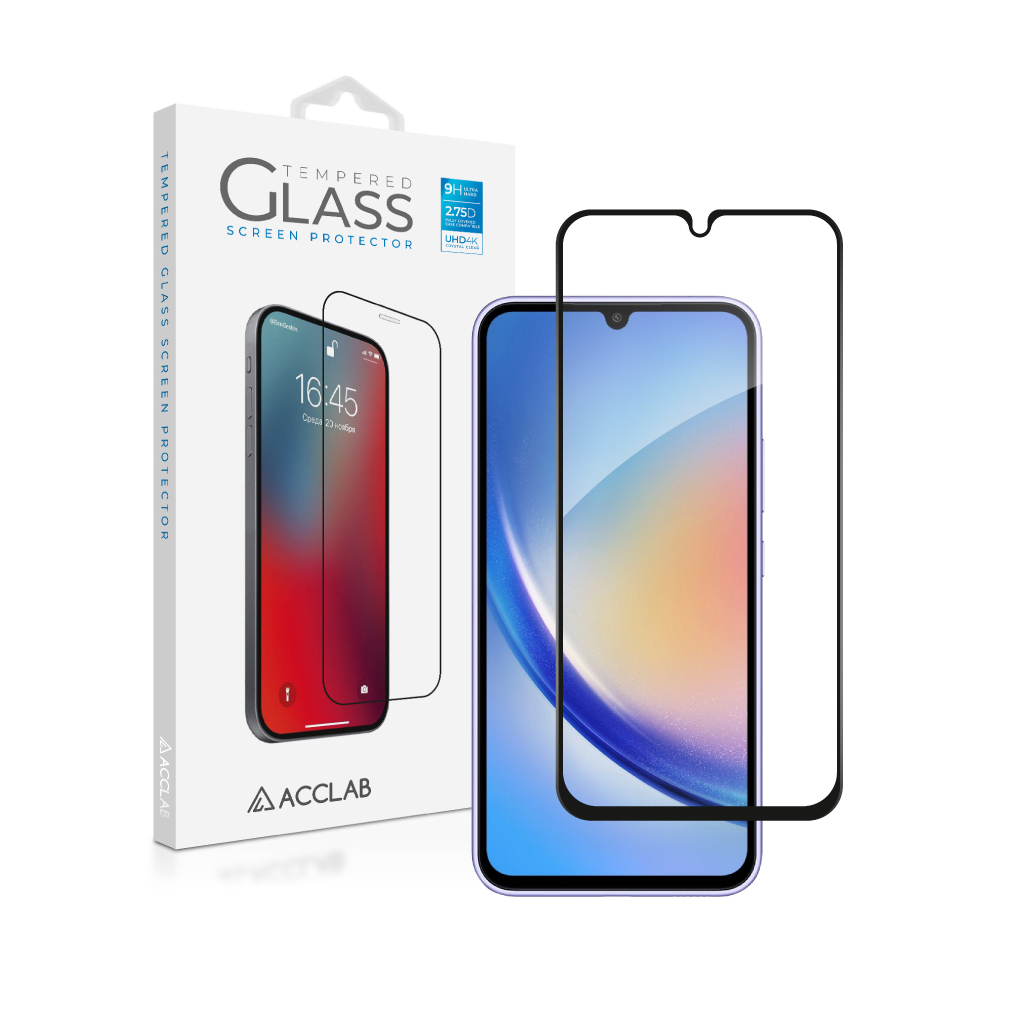 Скло захисне ACCLAB Full Glue Samsung A34 5G (1283126559808) - головне фото