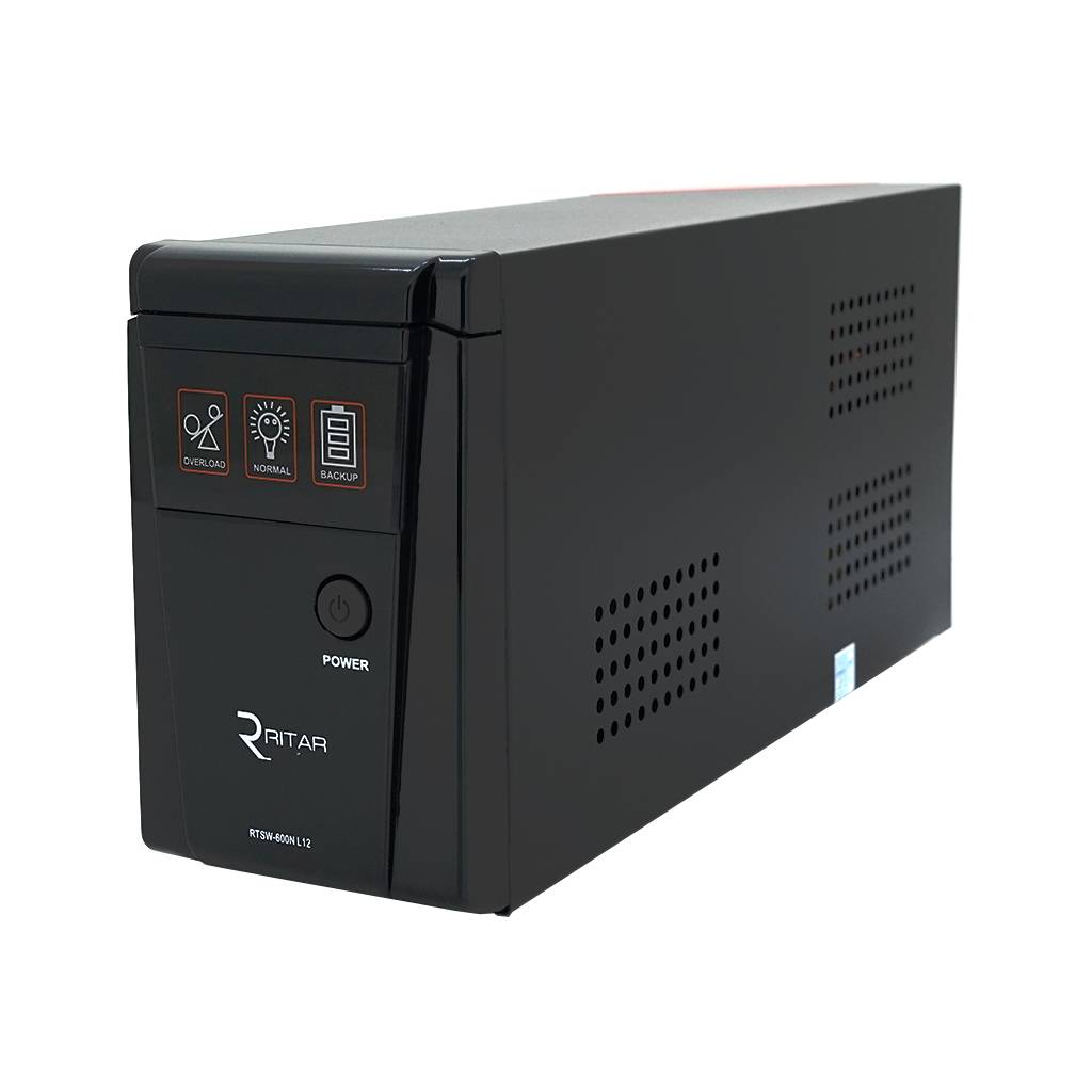 Пристрій безперебійного живлення Ritar RTSW-600NL12 LED (360Вт) (RTSW-600NL12) - фото 1
