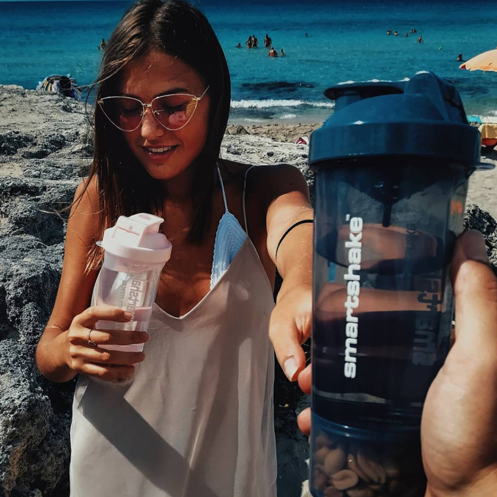 Шейкер спортивний SmartShake Slim 500ml Black (10253001) - фото 3 Шейкер спортивний SmartShake Slim 500ml Black (10253001) - фото 3